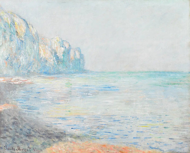En tåkete morgen i Pourville - Claude Monet
