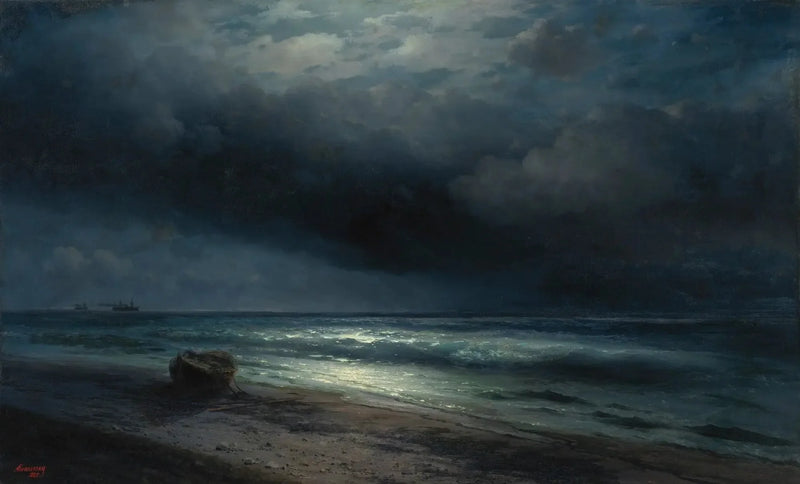 En natt under måneskinn på sjøen - Ivan Aïvazovski

Source:
Une nuit au clair de lune en mer - Ivan Aïvazovski