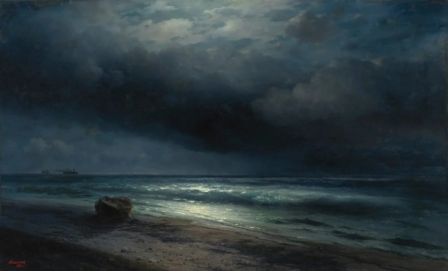En natt under måneskinn på sjøen - Ivan Aïvazovski

Source:
Une nuit au clair de lune en mer - Ivan Aïvazovski