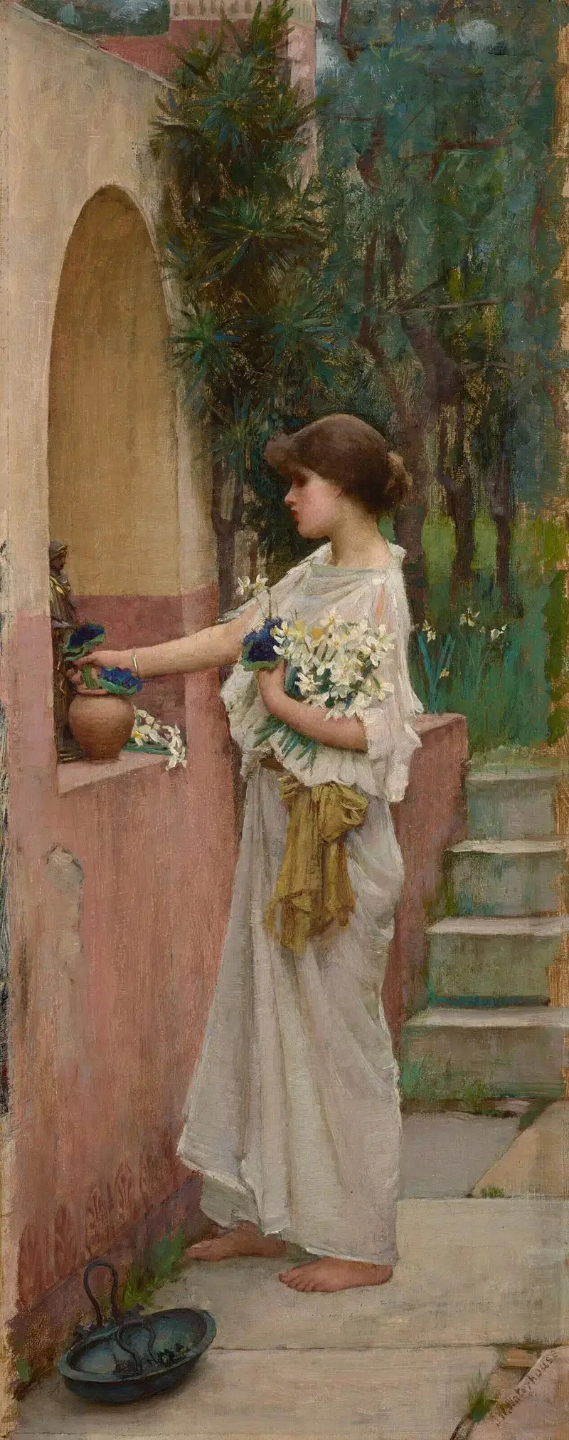 Et romersk offer - John William Waterhouse