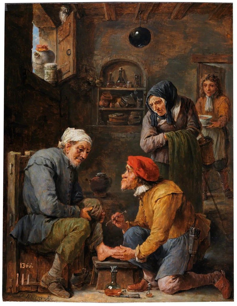 En kirurgisk operasjon - David Teniers den Yngre

Source:
Une opération chirurgicale - David Teniers le Jeune