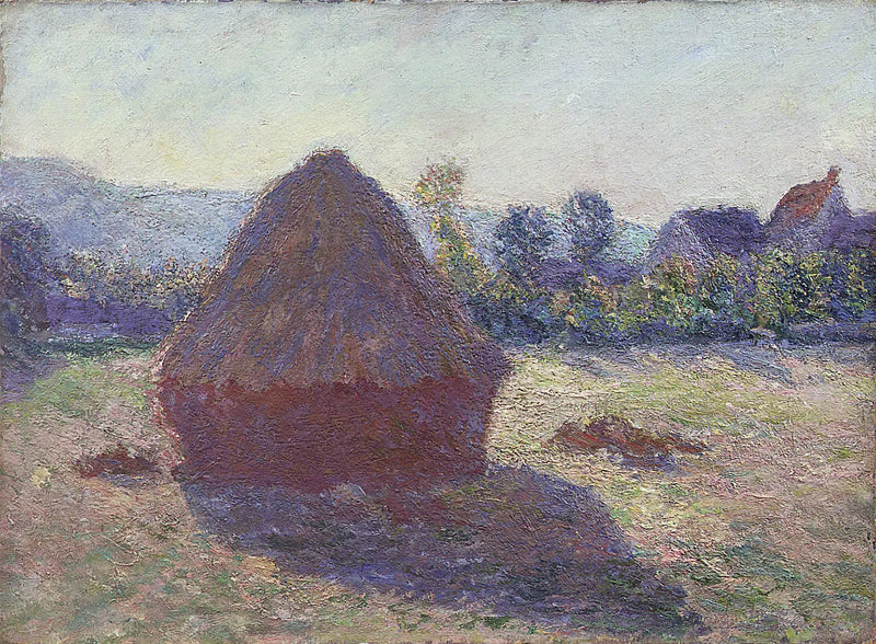 Et halmstrå i kveldssolen - Claude Monet