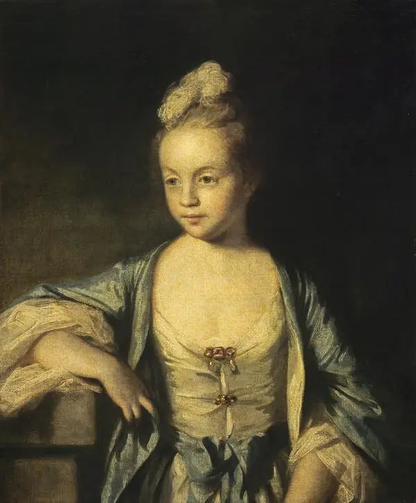 En liten jente (kanskje Lady Frances Scott, senere Lady Douglas, 1750 - 1817) - Joshua Reynolds