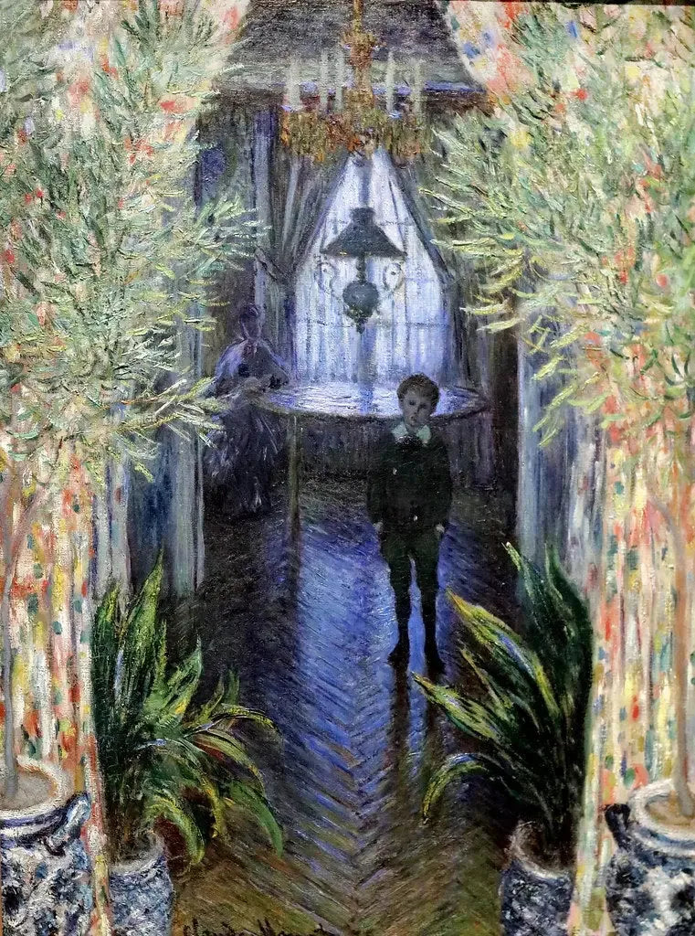 Et leilighetsrom - Claude Monet