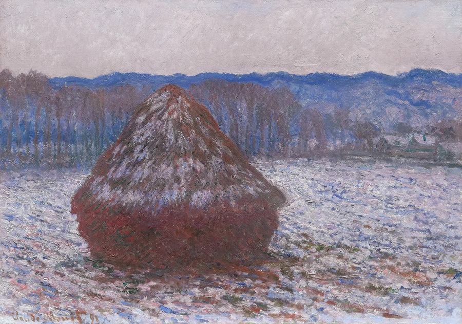 En haug med hvete - Claude Monet