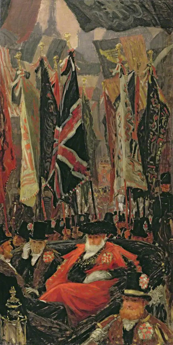 En borgerlig prosesjon som går ned Ludgate Hill, London - James Tissot

Source:
Une procession civique descendant Ludgate Hill, Londres - James Tissot
