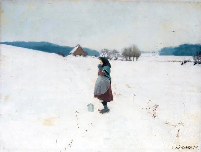 En spasertur i snøen. - H. A. Brendekilde

Source:
Une promenade dans la neige. - H. A. Brendekilde