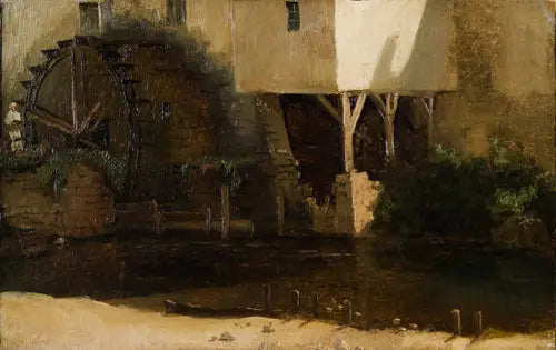 En møllhjul - Jean-Baptiste Camille Corot