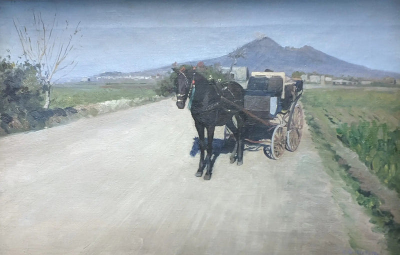 En vei i Napoli - Gustave Caillebotte