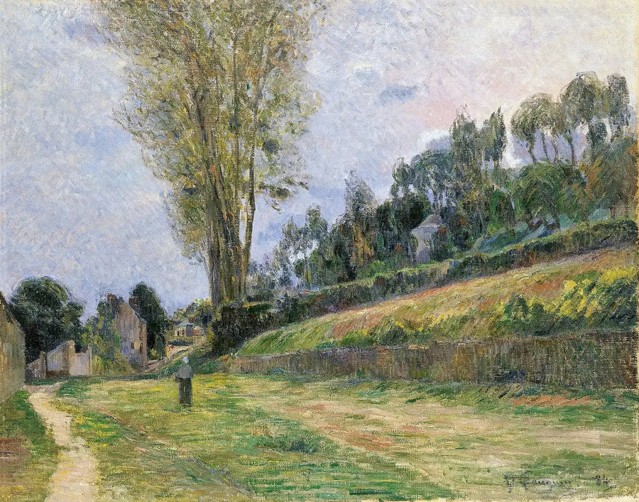 En Gate i Rouen, eller Karakter på veien - Paul Gauguin