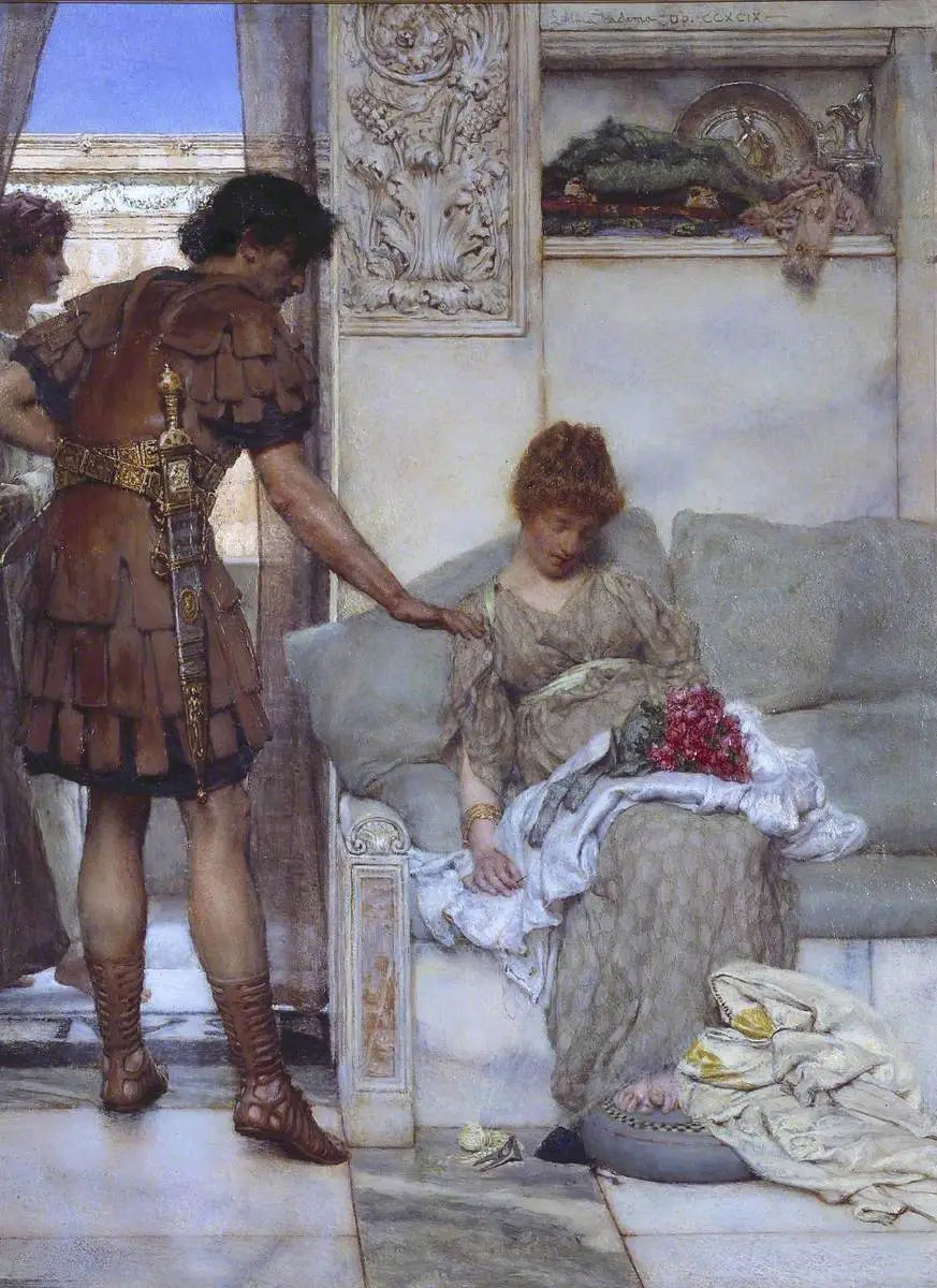 En stille hilsen - Lawrence Alma-Tadema