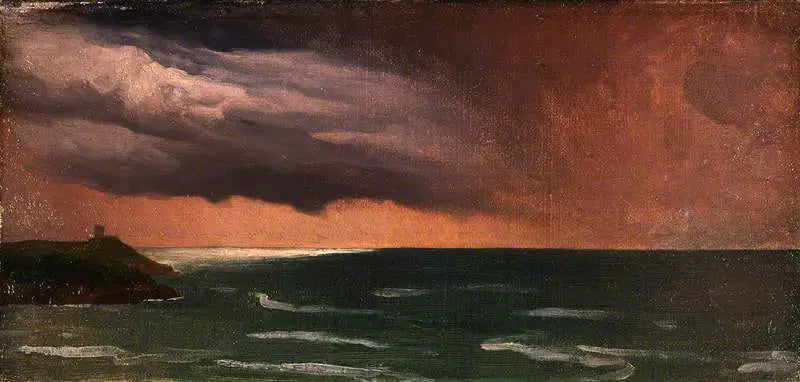 En kystscene, Irland: stormeffekt - Frederic Leighton

Source:
Une scène côtière, Irlande : effet de tempête - Frederic Leighton