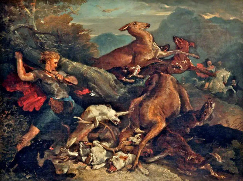 En jaktscene - Edwin Henry Landseer

Source:
Une scène de chasse - Edwin Henry Landseer
