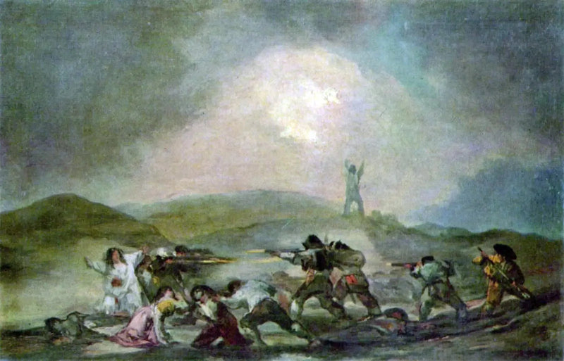 En scene fra den spanske uavhengighetskrigen - Francisco de Goya
