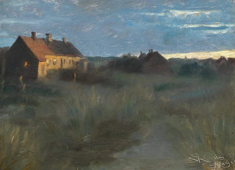En sommerkveld i Skagen. - Peder Severin Krøyer