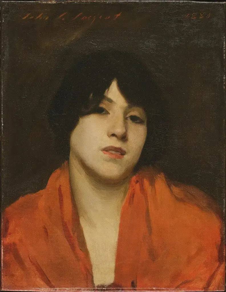 En venetiansk kvinne med skarlagen sjal (« Gigia Viani ») - John Singer Sargent