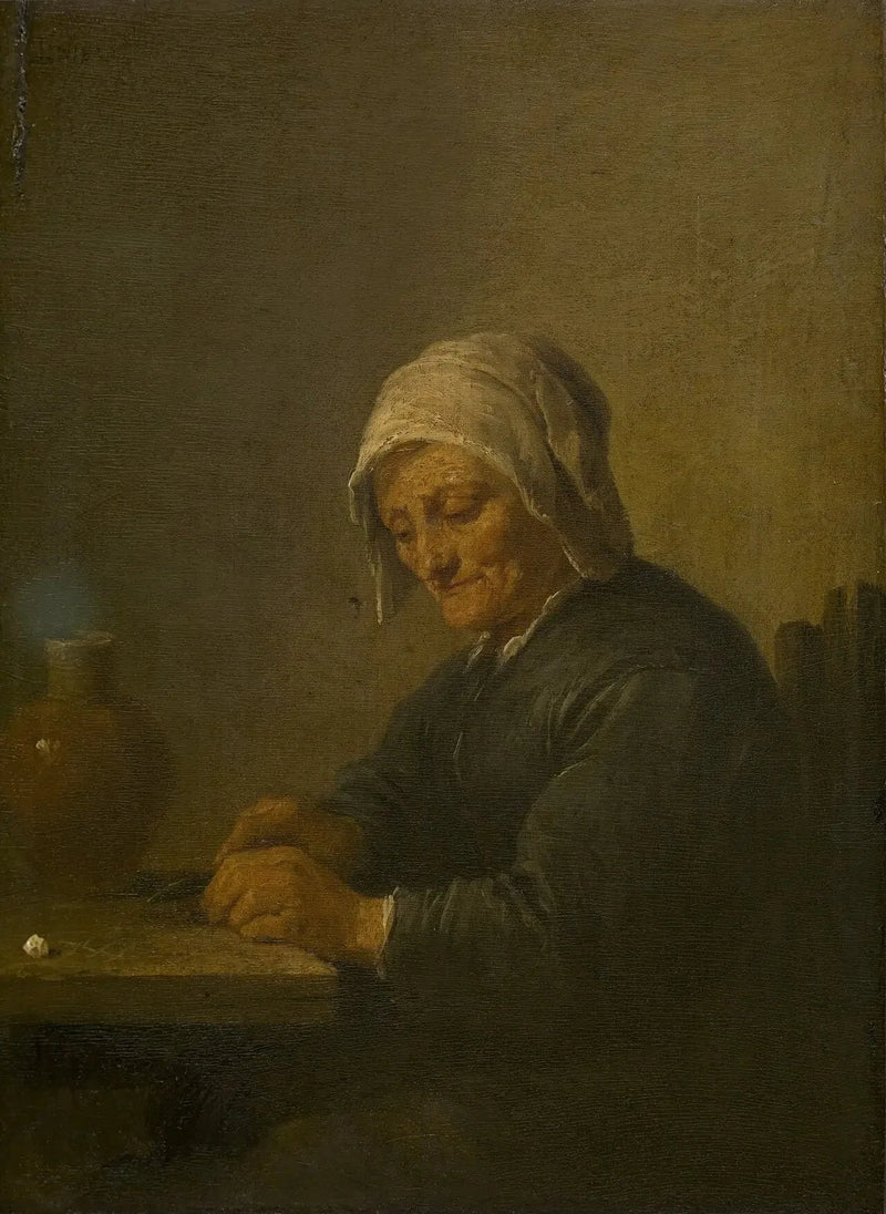 En gammel kvinne som skjærer tobakk - David Teniers den Yngre

Source:
Une vieille femme coupant du tabac - David Teniers le Jeune