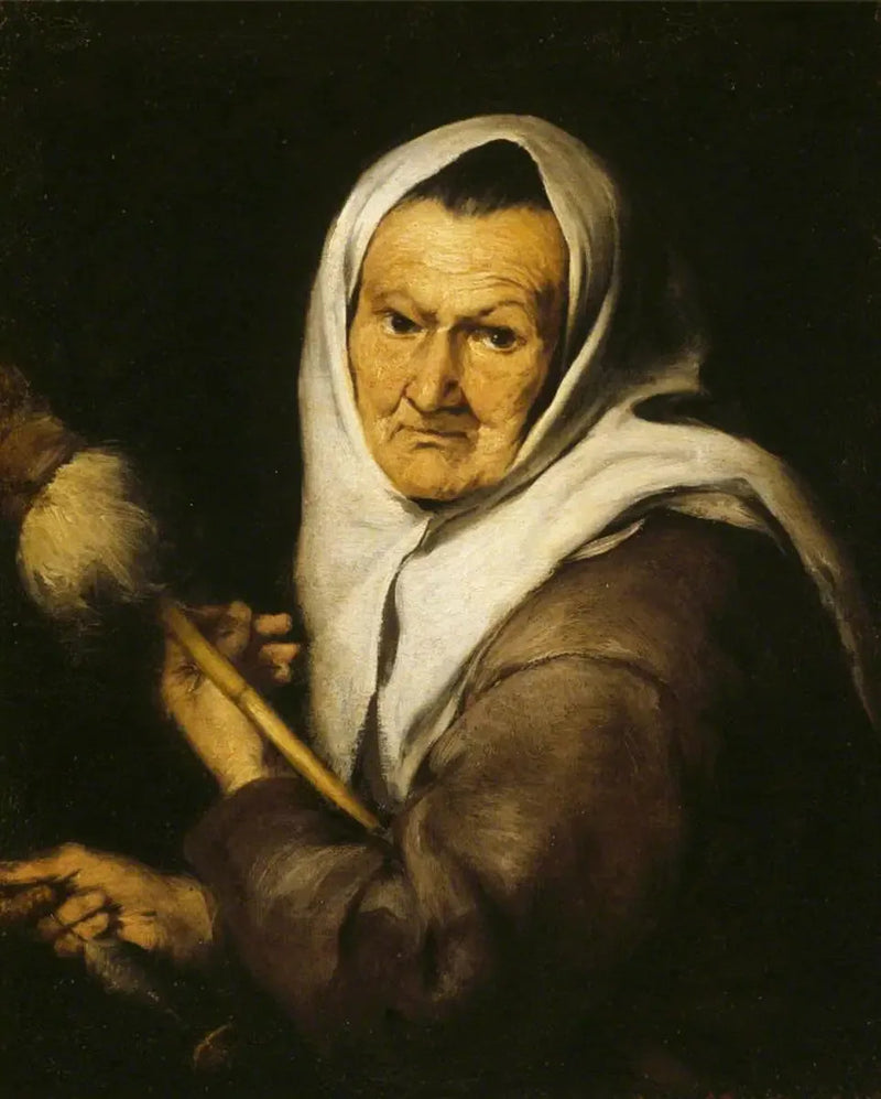 En gammel kvinne som holder en spole og en spinnemaskin - Bartolomé Esteban Murillo

Source:
Une vieille femme tenant une quenouille et un fuseau - Bartolomé Esteban Murillo
