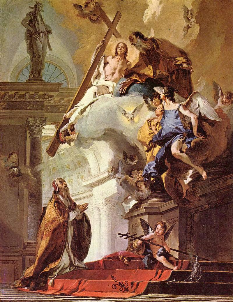 En visjon av Treenigheten - Giovanni Battista Tiepolo