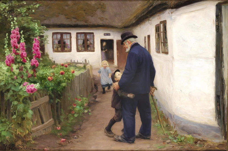 Et besøk av bestefar. - H. A. Brendekilde

Source:
Une visite du grand-père. - H. A. Brendekilde