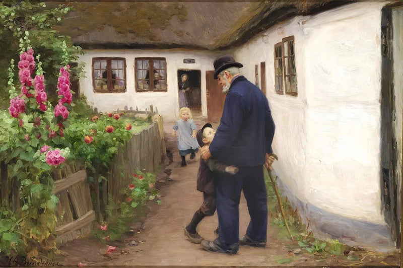 Et besøk av bestefar. - H. A. Brendekilde

Source:
Une visite du grand-père. - H. A. Brendekilde