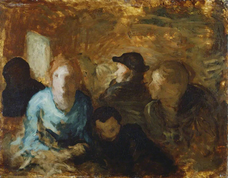 En tredje klasses bil - Honoré Daumier