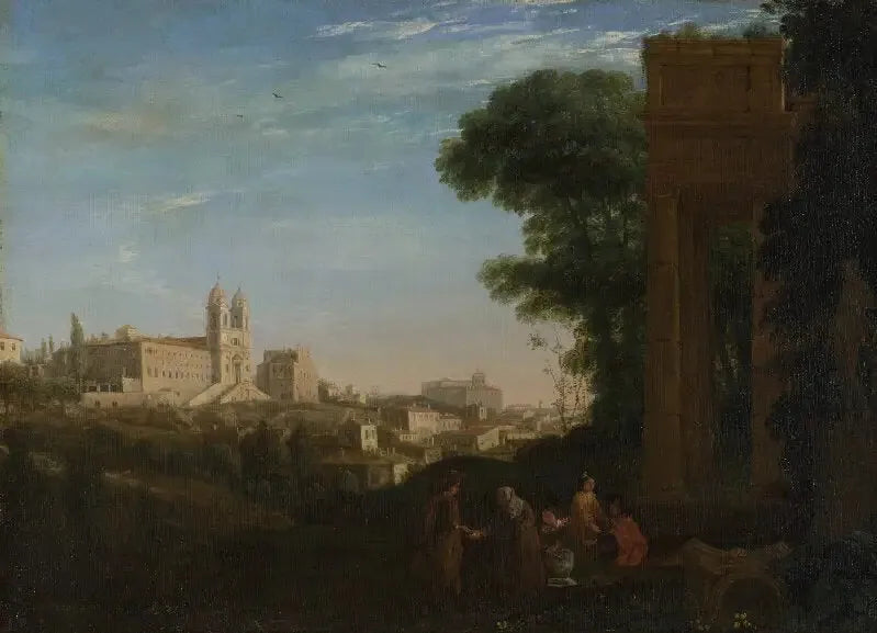 Utsikt over Roma - Claude Lorrain