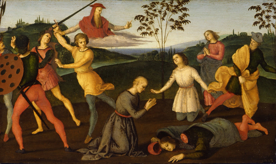 Sankt Hieronymus straffer heretikeren Sabinian - Raphael Sanzio