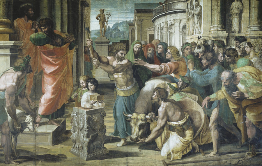 Lystre-offringen - Raphael Sanzio