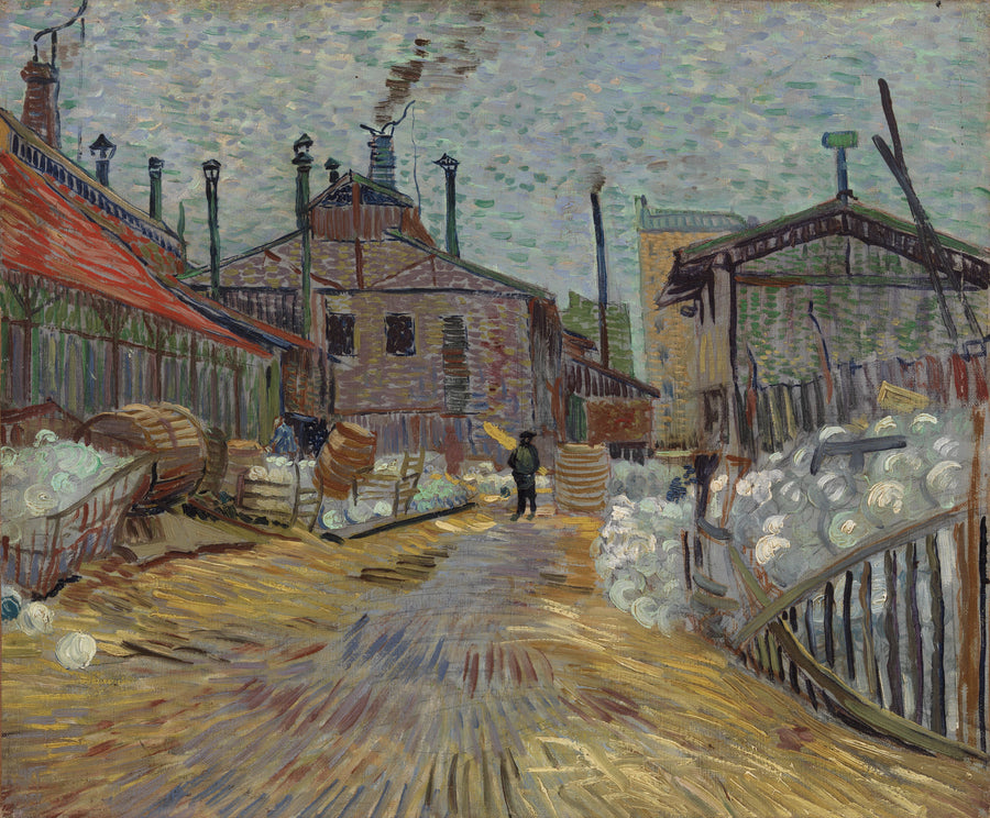 Fabrikken i Asnières - Vincent van Gogh