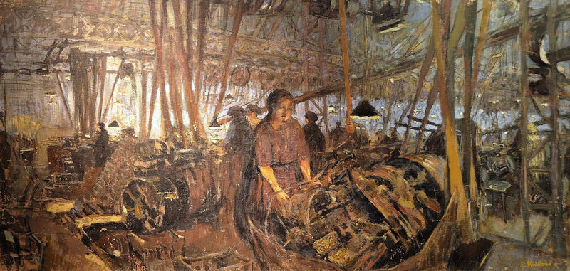 Våpenfabrikk i Lyon: tårnene - Édouard Vuillard
