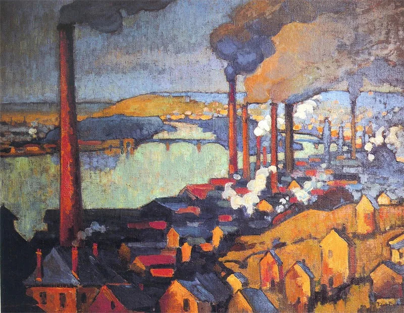 Vannfabrikker - Robert Antoine Pinchon