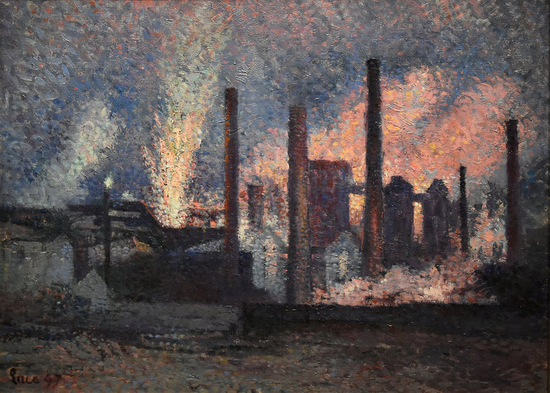 Fabrikker nær Charleroi - Maximilien Luce