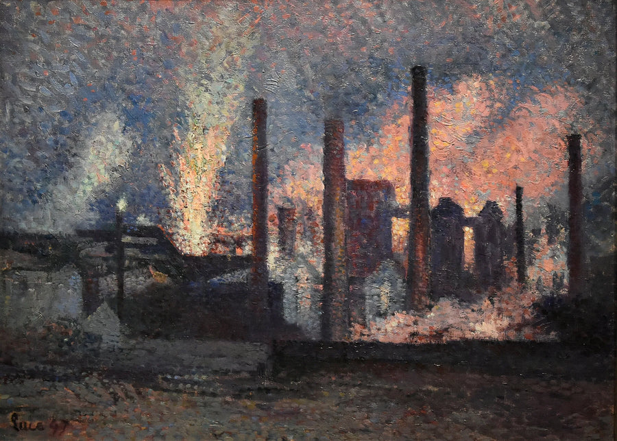 Fabrikker nær Charleroi - Maximilien Luce