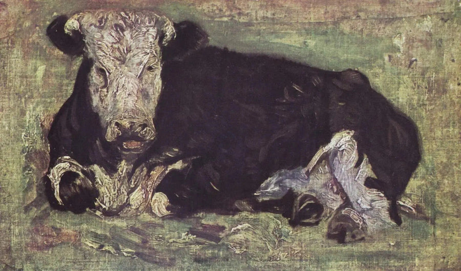 Liggende ku - Vincent van Gogh