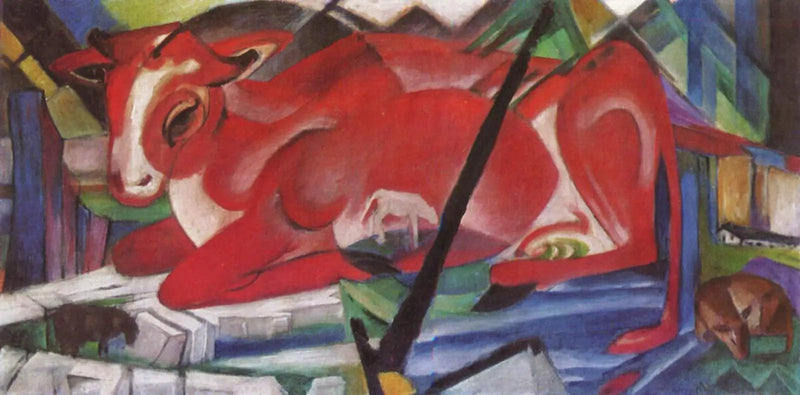 Verdens ku - Franz Marc