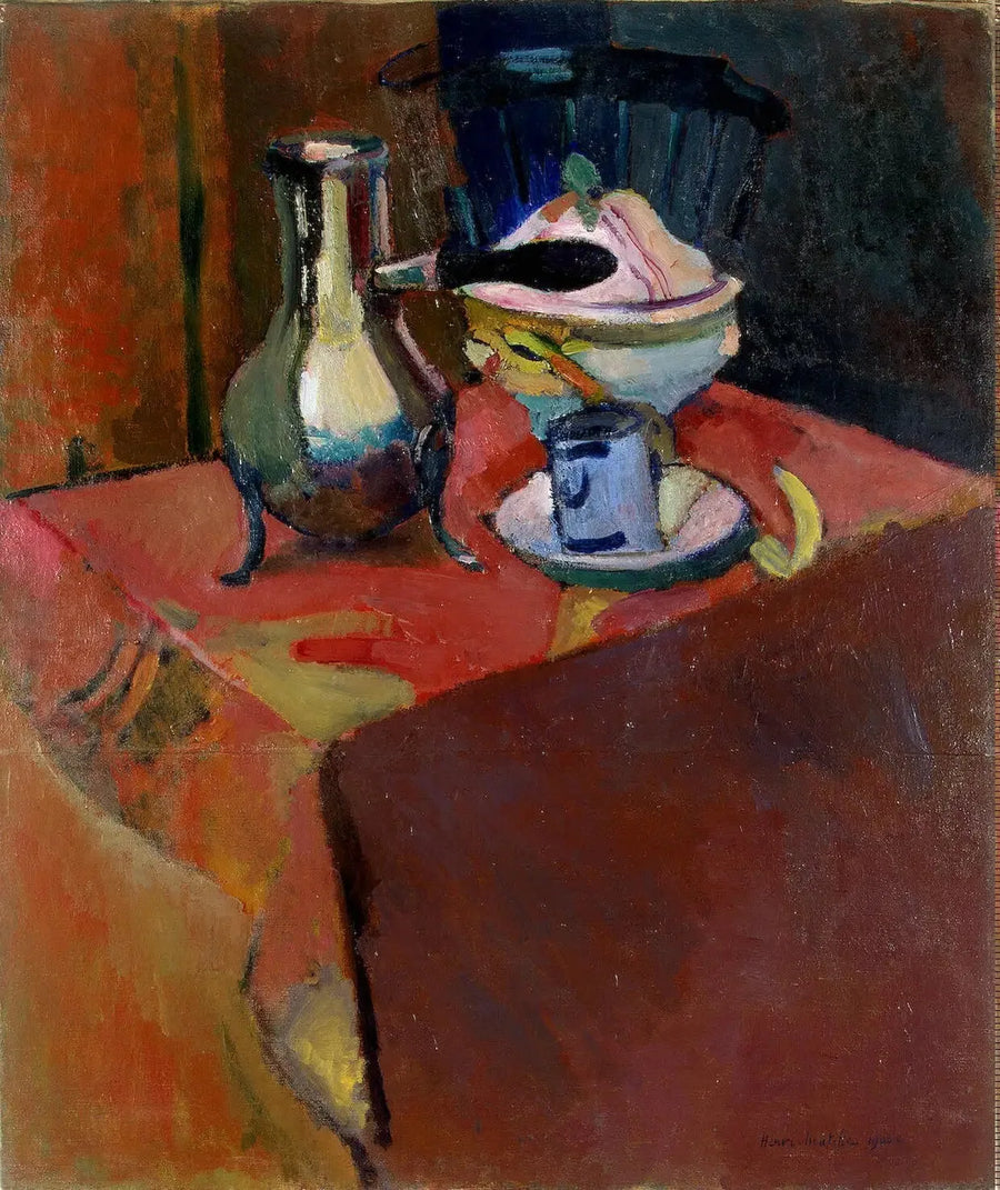 Servise på et bord - Henri Matisse