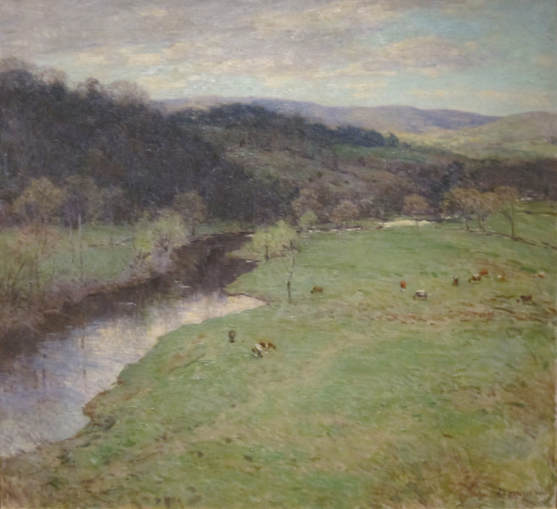 Vally om våren - Willard Metcalf