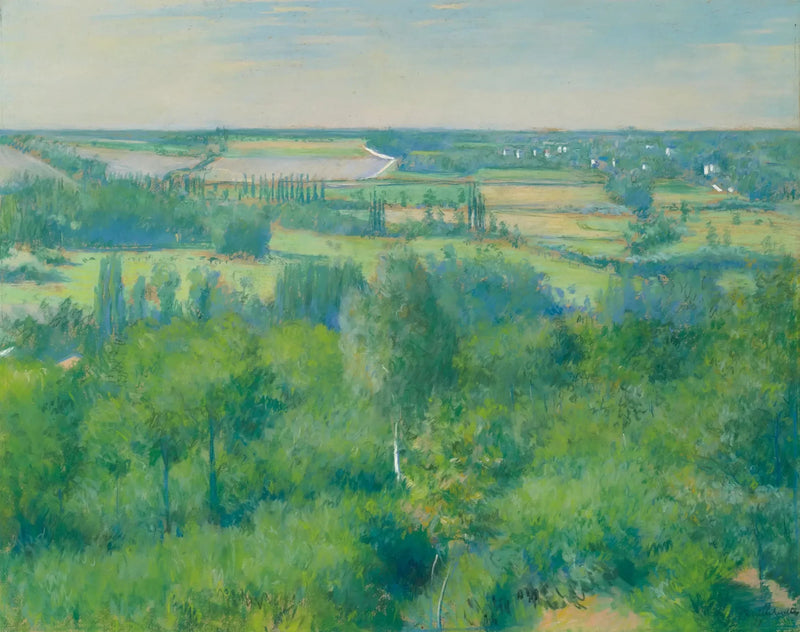 Yerres-dalen - Gustave Caillebotte