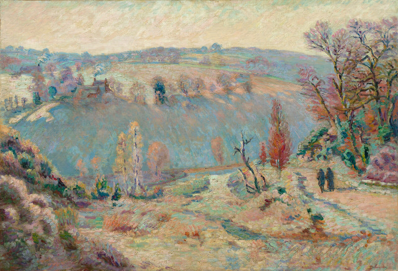 Vallée de la Sédelle ved Pont Charraud: Hvit gelé - Armand Guillaumin