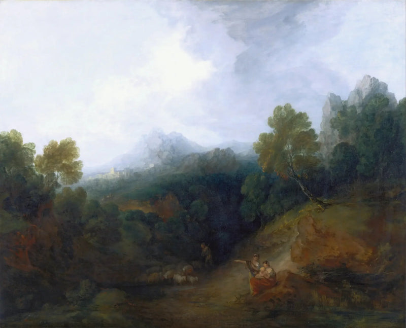 Fjellandskap med personer og en fjern landsby - Thomas Gainsborough

Source:
Vallée de montagne avec des personnages et un village lointain - Thomas Gainsborough