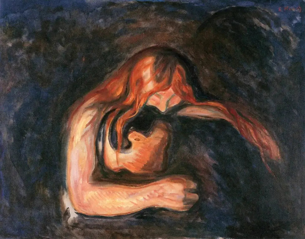 Vampire - Edvard Munch image 1 tableau peint à l’huile sur toile