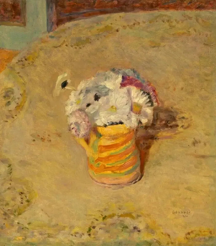 Vase med blomster - Pierre Bonnard