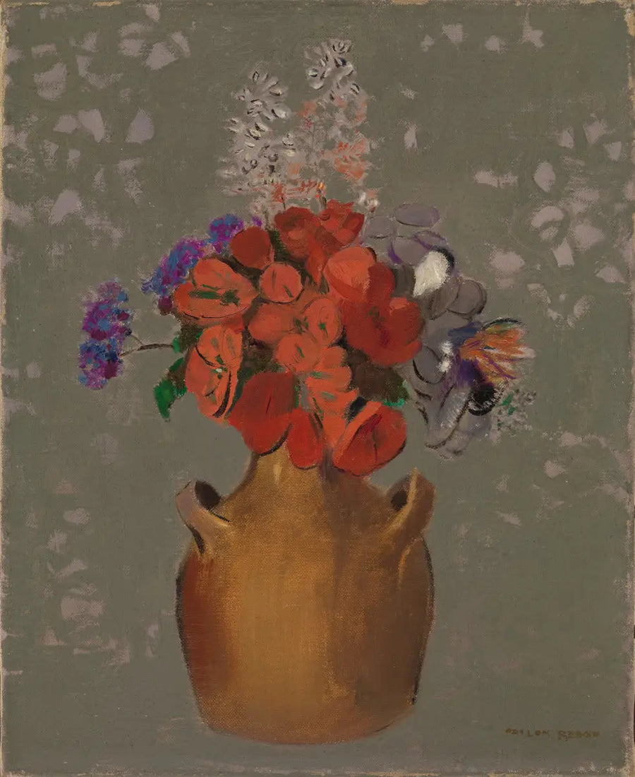 Blomsterpotte - Odilon Redon