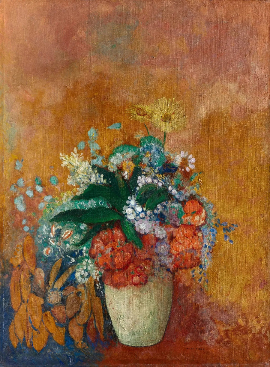 Blomsterpotte - Odilon Redon