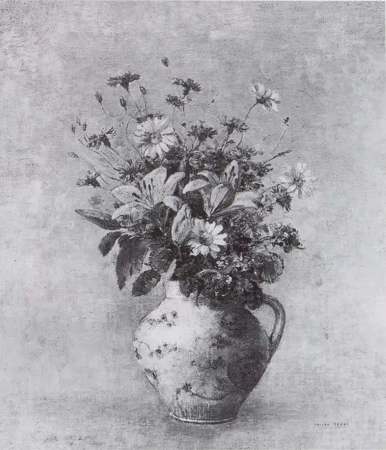 Blomsterpotte - Odilon Redon