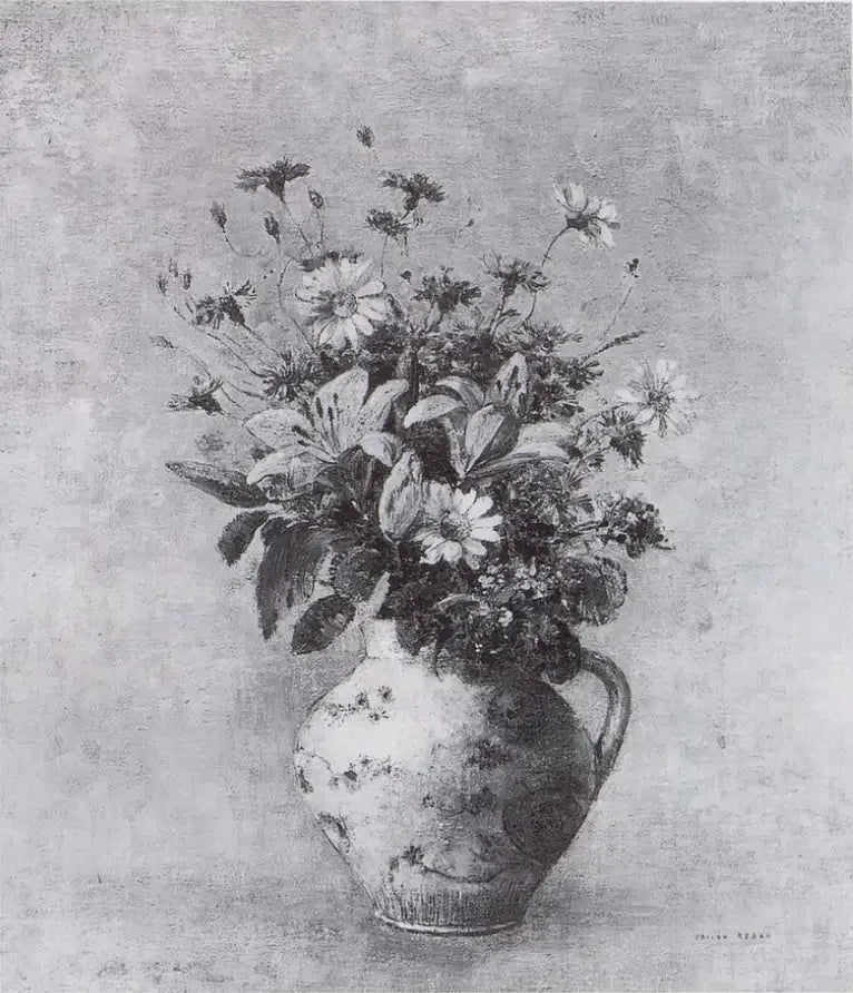 Blomsterpotte - Odilon Redon