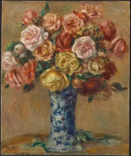 Blomsterkrukke - Pierre-Auguste Renoir