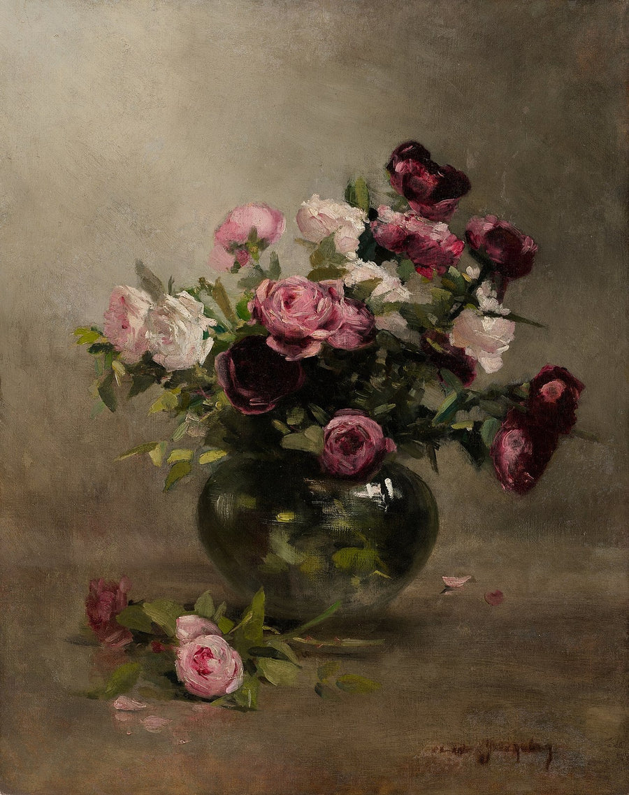 Rosenvase - Eva Gonzalès