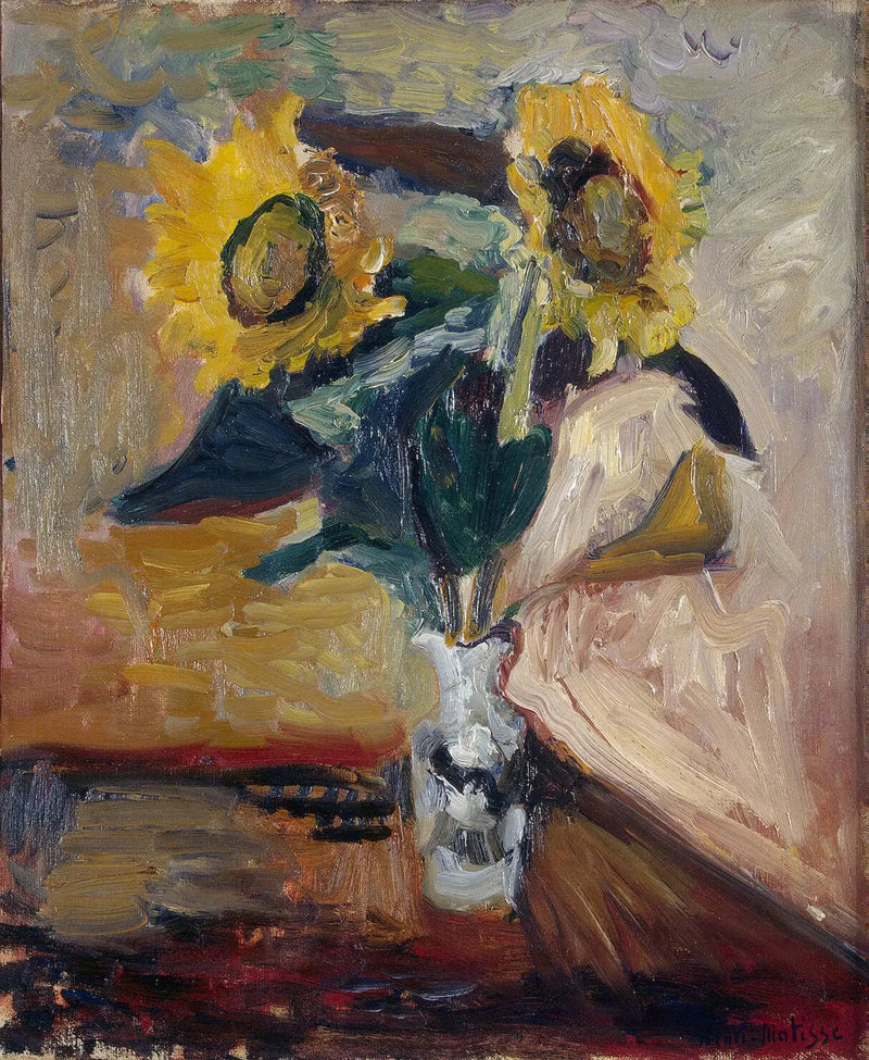 Solsikker vase - Henri Matisse